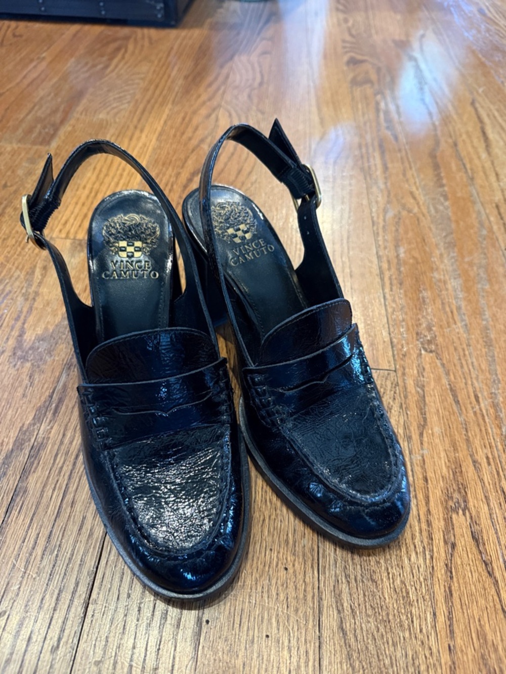 Vince Camuto Gemma pump Jet Black Patent